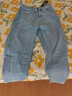 UJR高端淺色哈倫牛仔褲女2025年春夏新款香蕉鐮刀褲高腰蘿卜老爹褲子 淺藍色正常版身高160-170cmcbc2 均碼 32體重158-175斤 曬單實(shí)拍圖