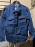 狄帝鯊美式高端牛仔外套男潮牌春秋大碼工裝夾克簡(jiǎn)約百搭外穿休閑牛仔衣 一木森847【 藍色】 M 曬單實(shí)拍圖