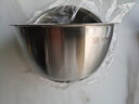 出口料理盆小湯碗18/10不銹鋼打蛋攪拌盆304加厚烘焙器皿141618cm 14cm小號盆 曬單實(shí)拍圖