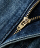 森馬（Semir）牛仔褲女抓毛長(zhǎng)褲舒適復(fù)古風(fēng)2024冬季潮流寬松錐形褲顯瘦 牛仔藍(lán)灰88401 S 155/62A 曬單實(shí)拍圖