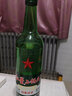 紅星二鍋頭酒 白酒 清香型白酒純糧小金標(biāo) 大二鍋頭（綠瓶） 43度 750mL 6瓶 整箱裝 曬單實(shí)拍圖