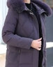 雅鹿2025新款中老年羽絨服女短款中年媽媽裝保暖加厚狐貍毛領(lǐng)冬季外套 紫羅蘭 4XL【建議140-155斤以?xún)取?曬單實(shí)拍圖