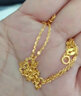 珀雅軒珠寶彩金單項(xiàng)鏈925標(biāo)準(zhǔn)銀女加長(zhǎng)款鏈子鍍色無(wú)吊母親節(jié)禮物 O字鏈長(zhǎng)55CM 曬單實(shí)拍圖