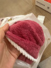 迪士尼宝宝（Disney Baby）儿童浴巾毛巾套装婴儿珊瑚绒裹巾洗澡巾两件套70*140cm草莓熊-红 实拍图