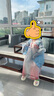 安妮優(yōu)兒漢服女童秋裝古裝連衣裙超仙春秋古風(fēng)兒童裙子國風(fēng)唐裝 藍(lán)色 130 曬單實(shí)拍圖