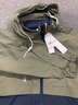nautica white sail【明星同款】白帆日系中性寬松休閑簡約拼接連帽薄夾克外套JW3106 軍綠3BR（231） L 曬單實(shí)拍圖