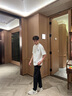 卡賓（CABBEEN）【吸濕速干】松緊帶設(shè)計休閑褲男2025夏季壓膠工藝衛(wèi)褲 煤黑色01 XL /180/52 曬單實拍圖