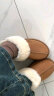 UGG冬季女士便鞋茸茸毛圈口平底毛单鞋乐福鞋1119002-2 CHE | 栗色 39 实拍图