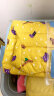 迷你巴拉巴拉儿童羽绒服宝宝轻暖连体衣男女童外出爬服 黄色调00337 100cm 实拍图