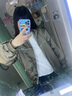 DZZIT地素棒球衫夾克春秋新款復(fù)古摩登運動風(fēng)潮酷感女 卡其色 M 曬單實拍圖