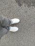 回力小白鞋男士2023夏秋季休闲运动板鞋百搭情侣款潮流韩版透气男鞋子 白黑色 40 实拍图