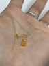 中國黃金（CHINA GOLD）小方塊黃金耳釘女足金耳飾金飾生日禮物送女友老婆結婚紀念實(shí)用禮 足金小餅干耳釘 曬單實(shí)拍圖