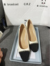 康莉包頭涼鞋女春夏新款商場(chǎng)同款一字帶尖頭羊皮法式優(yōu)雅細跟高跟鞋 米白色 36 曬單實(shí)拍圖