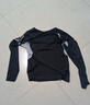 艾倫伯頓（Alen Botun）緊身衣男秋冬健身服運動(dòng)長(cháng)袖速干衣高彈跑步內衣足球籃球訓練服 黑灰緊身衣《彈力不緊繃》 XL(145-160)斤 曬單實(shí)拍圖