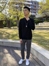 羅蒙2025春秋新款毛衣男士針織長袖圓領春季黑色男裝內(nèi)搭打底衫男 M001黑色【毛衣圓領常規(guī)款】 XL 曬單實拍圖