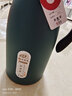 清水（SHIMIZU）清水家用保溫壺辦公室宿舍大容量熱水瓶玻璃紅膽壺嘴防塵小型暖壺 1600ml暗夜綠 曬單實(shí)拍圖