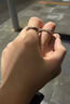 PT950鉑金戒指情侶對戒男女一對白金莫桑石結婚鉆戒送情人節禮物 一生相守鉑金女戒【開(kāi)口可調節】 曬單實(shí)拍圖