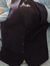 羅蒙西裝馬甲男士修身商務(wù)職業(yè)上班正裝結(jié)婚新郎馬夾背心坎肩西服男裝 曬單實拍圖