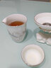 Sonwibumn功夫茶具套裝茶杯泡茶蓋碗家用辦公室陶瓷羊脂玉白茶杯瓷器禮盒 一枝梅羊脂玉瓷茶具 10頭 曬單實(shí)拍圖