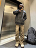 OEMG美式cleanfit棒球服外套男生春秋夏潮牌痞帥青少年飛行員夾克男 黑色 XL 【建議135-150斤】 曬單實拍圖