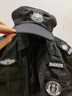 3066保安工作服套裝男長(cháng)袖秋冬款加厚黑色斜紋耐磨防靜電保安作訓制服 夏短作訓套裝(上衣+褲子+標志) 175 曬單實(shí)拍圖