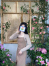 杰麗·莫克（Jerrie Mock）無肩帶內(nèi)衣女夏季薄款大胸顯小防滑文胸聚攏隱形抹胸調(diào)整型裹胸罩 單件文胸-青檸綠 75/34B 曬單實拍圖