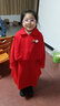 藍貝妮童裝女童連衣裙秋冬季兒童套裝拜年服裝女孩冬裝過(guò)年衣服大童女裝 夾棉紅色（裙子外套帽子毛衣） 150碼建議身高140CM 曬單實(shí)拍圖