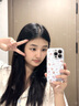 素洛適用蘋果16promax手機殼卡通米菲兔iPhone15pro可愛彩繪少女心14涂鴉線條兔子13高級感全包玻璃殼 【星河銀】涂鴉線條米菲兔 iPhone 14 Pro 曬單實拍圖