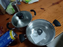 蘇泊爾（SUPOR）精致小紅圈304不銹鋼湯鍋電磁爐燃氣通用鼓型深湯鍋煮面煮粥燉鍋 ST20Z1 (適用1-2人) 20cm 曬單實拍圖