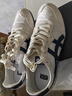 Onitsuka Tiger鬼塚虎男女運動(dòng)休閑鞋百搭輕便透氣休閑鞋子SERRANO? 米色/深藍色 44.5 曬單實(shí)拍圖