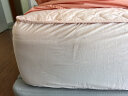 富安娜床垫保护垫 纯棉抗菌褥子可水洗夹棉床罩防滑床单床垫粉 1.8米床 实拍图