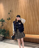 Teenie Weenie小熊女裝色美式高街復古潮酷棒球服短外套毛呢大衣 藏青色 S 曬單實拍圖