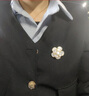 Jay貝殼山茶花胸針高檔女胸花送長輩送媽媽生日禮物七夕情人節(jié)禮物 曬單實(shí)拍圖