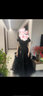 梵奧格（FANAOGE）成人禮服女18嵗禮服裙子學(xué)生連衣裙胖mm大碼法式黑色晚禮服女2023 黑色 4XL 【165斤-180斤左右穿著】 曬單實(shí)拍圖