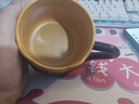 卡蘭古斯陶瓷馬克杯杯子女生七夕送女朋友禮物咖啡杯早餐杯水杯禮盒高顏值 小黑貓貓尾馬克杯【橘色】 曬單實拍圖