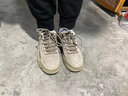 駱駝（CAMEL）登山鞋秋冬季新款男鞋加絨厚底休閑鞋徒步戶(hù)外工裝鞋 GE12237125R（加絨） 卡其 40 曬單實(shí)拍圖