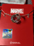 漫威（Marvel）項鏈男男士潮流吊墜嘻哈單鏈時(shí)尚蜘蛛俠飾品520情人節禮物送男生 蜘蛛俠-雙環(huán)項鏈 曬單實(shí)拍圖