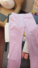 安德瑪（Under Armour）女童運(yùn)動(dòng)褲女生大童休閑長(zhǎng)褲修身喇叭褲241211137 紫色 160cm  曬單實(shí)拍圖