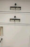 栗軒 矮柜檔案資料辦公文件柜床頭柜儲物柜桌下家用鐵皮柜打印機柜 白色二斗 曬單實(shí)拍圖