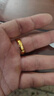 百福越南沙金光面戒指男女款結婚情侶對戒指環(huán)久不掉色黃色戒子 精品中號活口光面戒指(面寬6mm) 曬單實(shí)拍圖