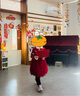 戴維貝拉（DAVE＆BELLA）Hello Kitty聯(lián)名戴維貝拉女童連衣裙秋冬童裝國風(fēng)裙子 曬單實(shí)拍圖