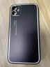 越晴適用 蘋果11手機殼保護套iphone11pro  max全包防摔超薄磨砂直邊金屬防指紋男女硬殼 蘋果11【黑色】 曬單實拍圖