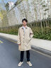 駱駝（CAMEL）帆布鞋男夏季冰絲涼感透氣健步鞋套腳休閑爸爸鞋男 G15S136025 杏色 42 曬單實(shí)拍圖