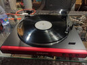 鐵三角（Audio-technica）AT-LP60X RD 自動皮帶傳動唱盤 音樂唱片 黑膠唱機唱片機復(fù)古唱片機留聲機 紅色 曬單實拍圖