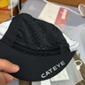 貓眼（CATEYE）騎行小帽男女自行車防風(fēng)防塵帽子戶外防曬透氣舒適 黑白 曬單實(shí)拍圖