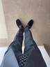皮爾卡丹（pierre cardin）高檔西服套裝男士潮流輕熟風(fēng)商務(wù)正裝寬松西裝外套男結(jié)婚禮服針織 灰藍(lán)色【西服+西褲】 XL 曬單實(shí)拍圖