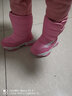 G.DUCKKIDS小黃鴨女童雪地靴冬季新款加絨加厚高幫棉鞋女孩小中大童厚棉 粉色 10.5 26碼 曬單實(shí)拍圖