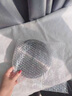 帝梵不銹鋼臺面裝飾嵌入式蓋子垃圾桶配件搖蓋家用廚房衛生間隱藏翻蓋 430圓小號不銹鋼(18-19cm)不含桶 曬單實(shí)拍圖