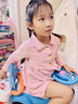 G.DUCKKIDS小黃鴨童裝女童連衣裙春秋款兒童公主裙24新款秋裝長袖女寶寶裙子 粉紅色 100 (建議身高90cm 3-4歲) 曬單實(shí)拍圖