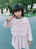 G.DUCKKIDS女童小香風(fēng)套裝裙子春秋季洋氣中大童時(shí)尚娃娃領(lǐng)衣服連衣裙兩件套 粉紅色套裝 140 cm 曬單實(shí)拍圖